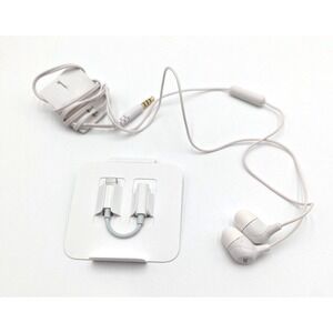 JVC Memory Marshmallow‎ Memory Foam Earbud with Mic White with Apple Adaptor